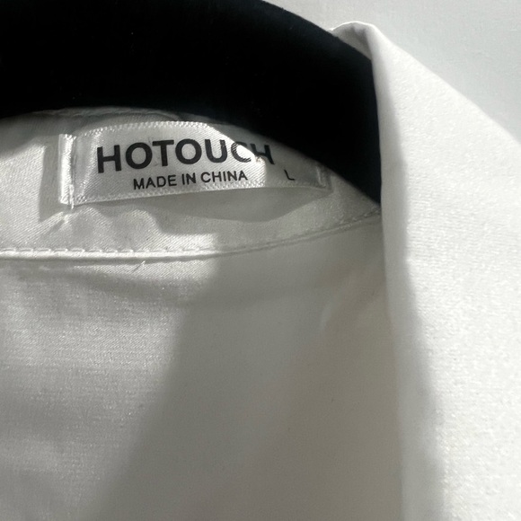 Hot touch button down shirt Large - Picture 2 of 2